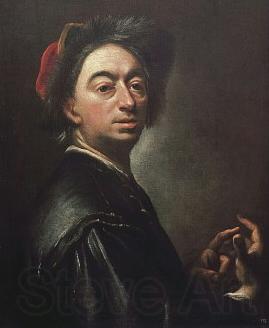 Peter Johannes Brandl Self portrait Spain oil painting art
